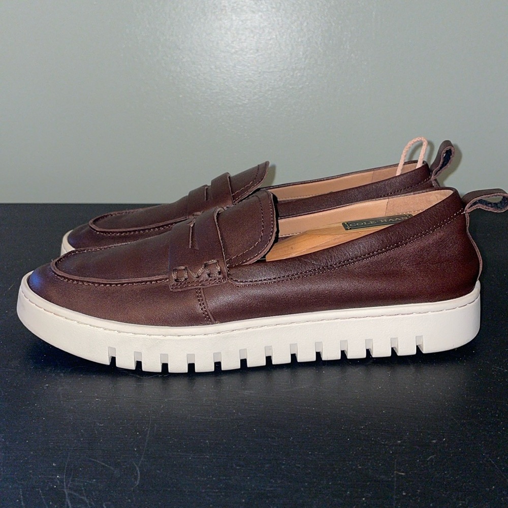 Vionic Brown Leather Loafers